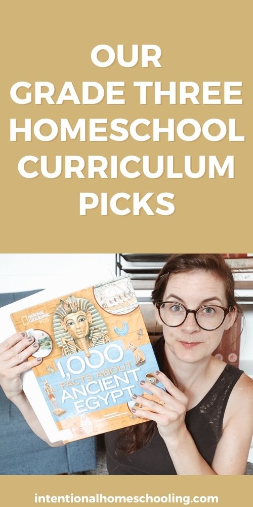 Grade Three Curriculum Picks - history, math, language arts and science curriculum choices for 2021