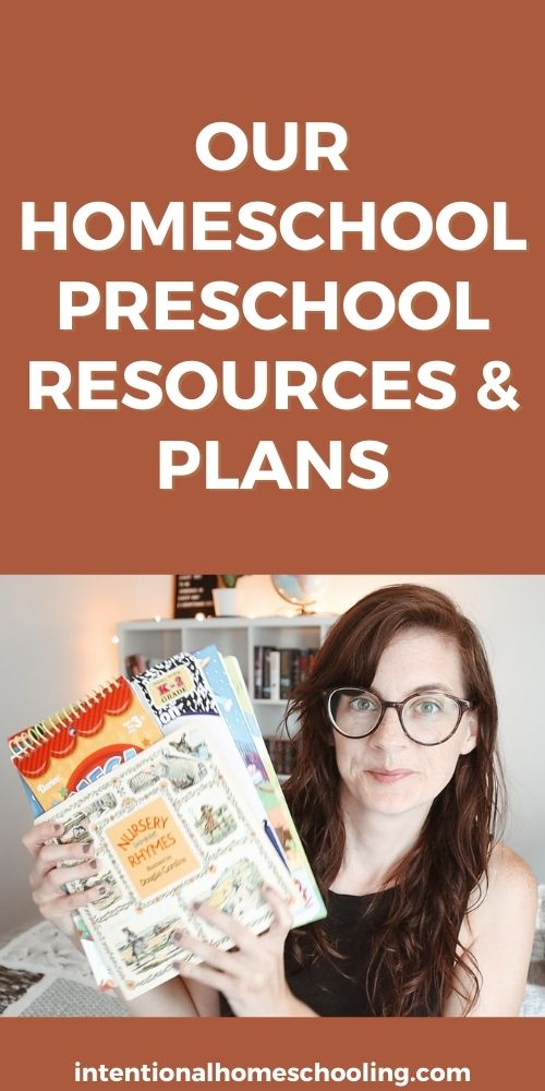 OUR PRESCHOOL PLANS - resources we are using with the three year old for preschool