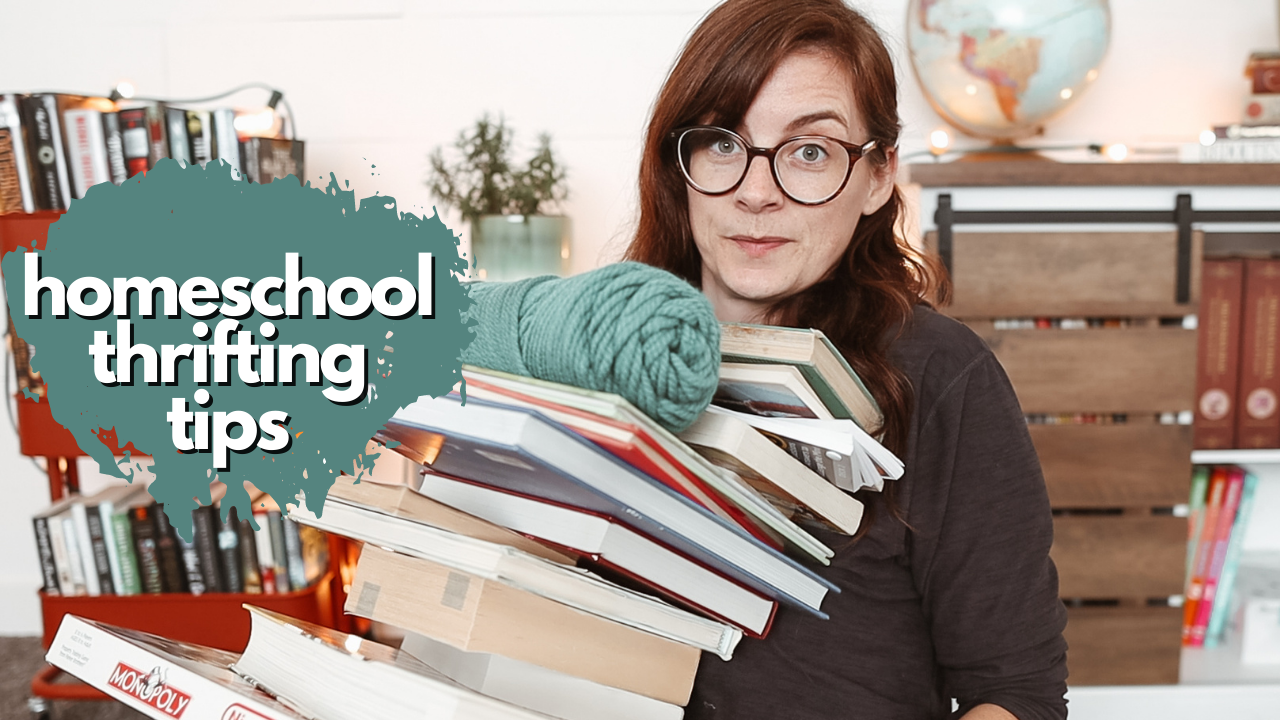 TIPS FOR THRIFTING HOMESCHOOL RESOURCES & some of our favorite thrifted resources & a mini haul
