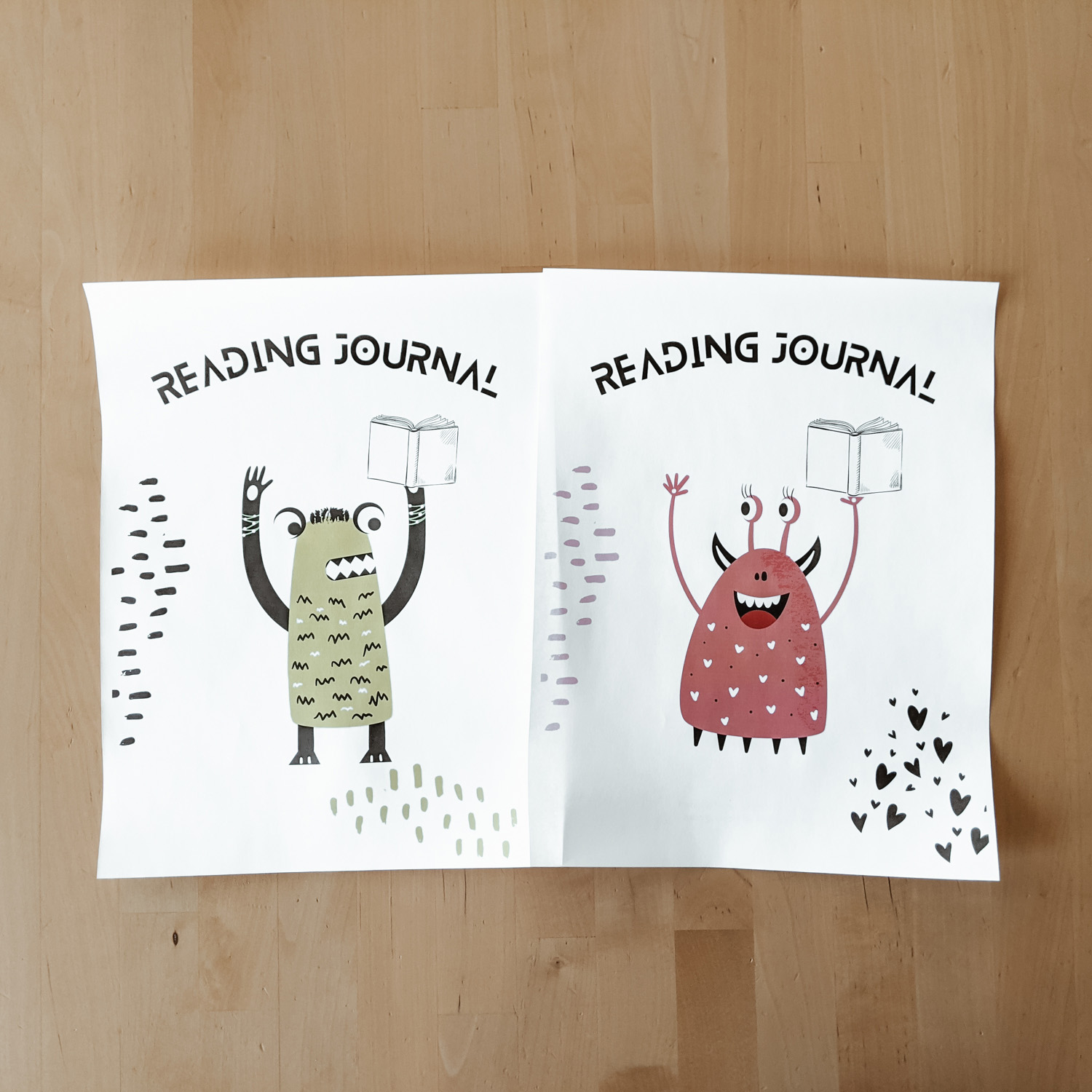 Adult & Kids Reading Journals - a book and reading tracker for adults and kids