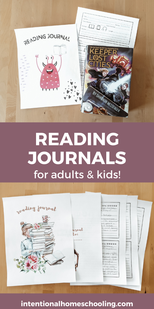 Adult & Kids Reading Journals - a book and reading tracker for adults and kids