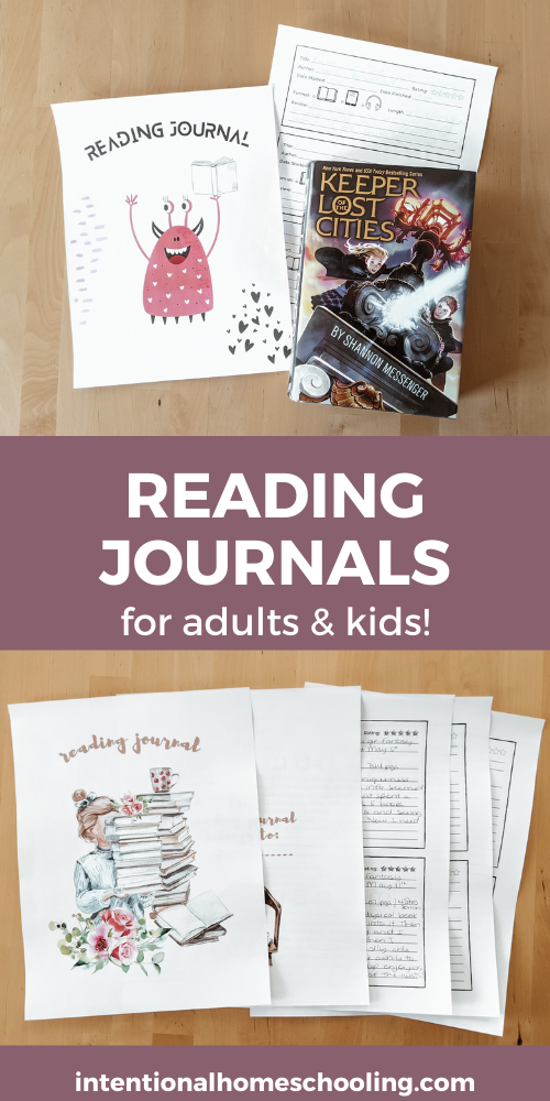 Tracking Our Reading - Adult & Kids Reading Journals - Intentional  Homeschooling