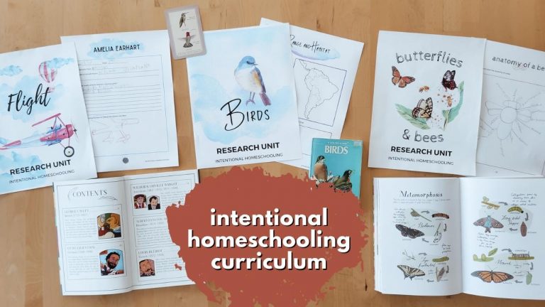 The Intentional Homeschooling Curriculum is now available!