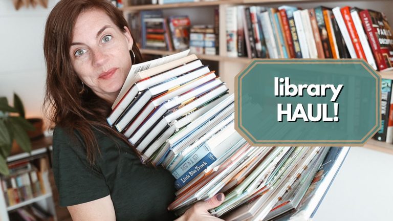 summer HOMESCHOOL LIBRARY HAUL – so many great books!
